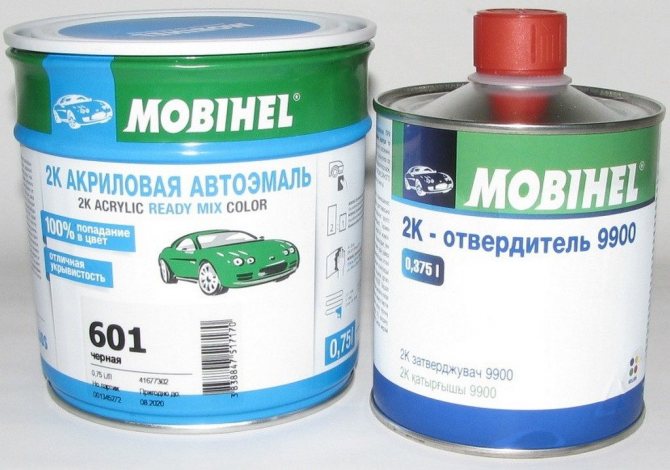 Авто краска акриловая Мобихел