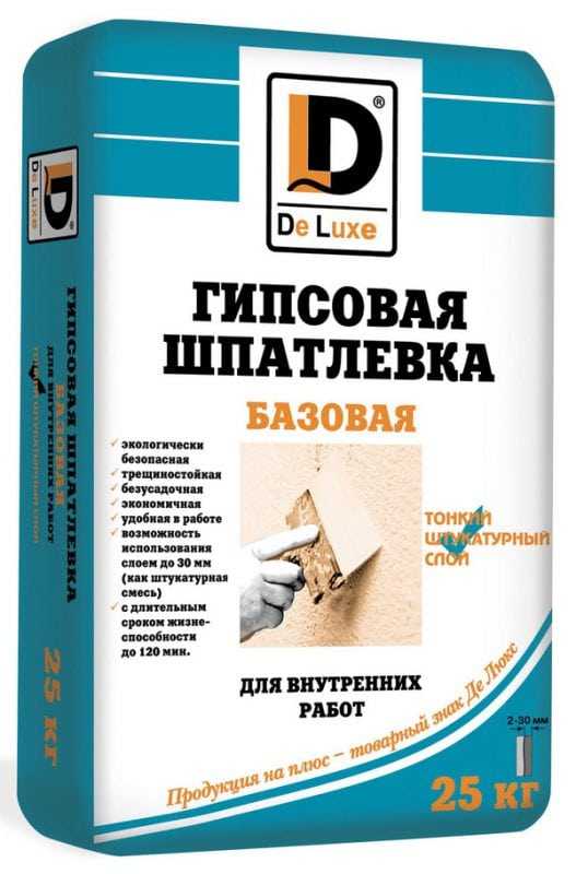 Базовая штатлевочная смесь на основе гипса