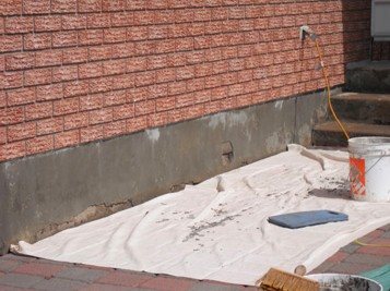 Цоколь из цемента под камень своими руками