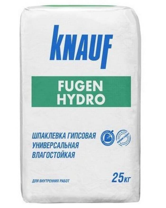 Knauf Fugen Hydro – влагостойкая шпатлевка из гипса для обработки стыков