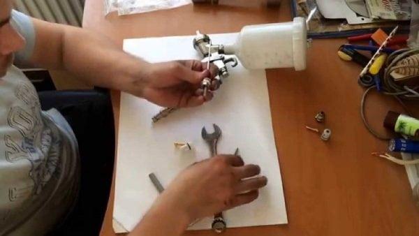 Ремонт краскопульта электрического своими руками